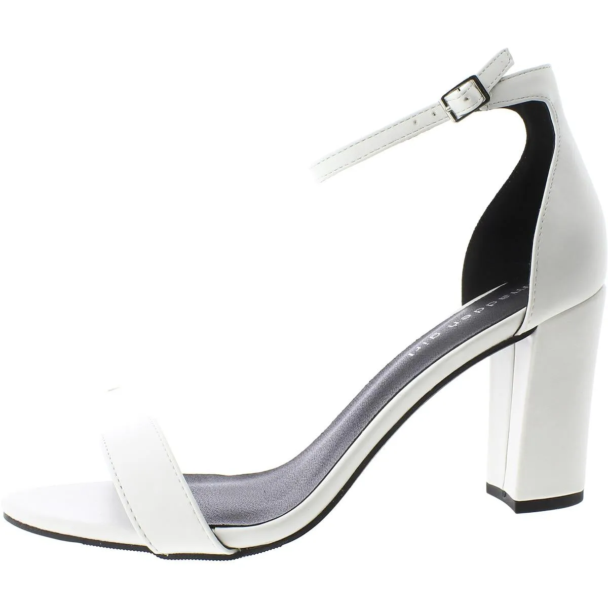 Beella Womens Buckle Chunky Dress Sandals