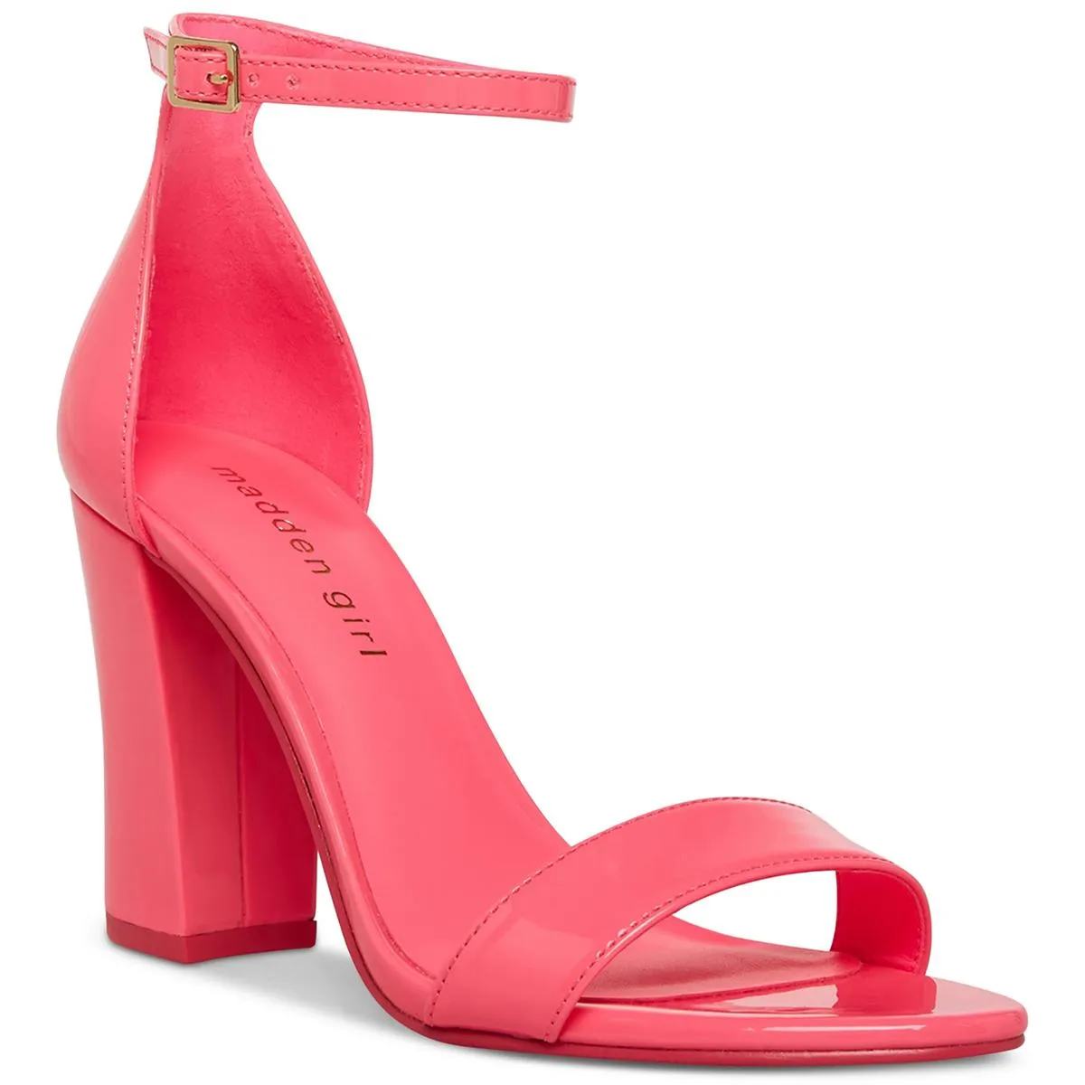 Beella Womens Buckle Chunky Dress Sandals