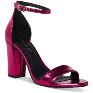 Beella Womens Buckle Chunky Dress Sandals