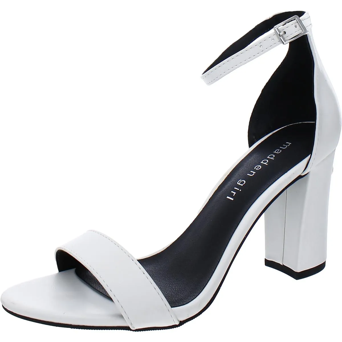 Beella Womens Buckle Chunky Dress Sandals