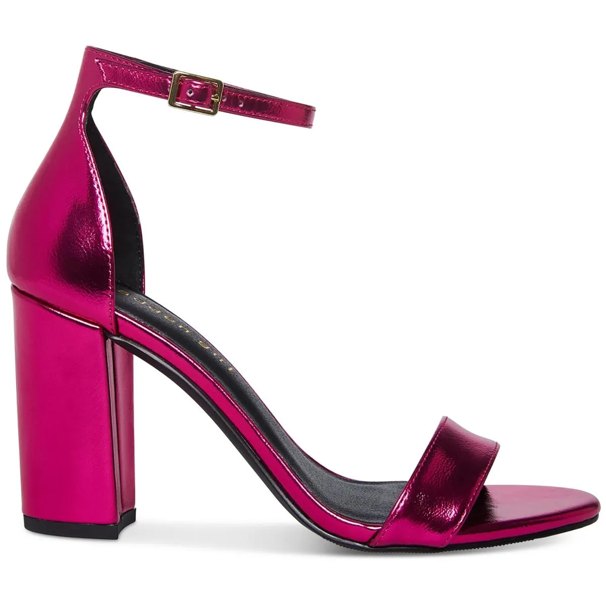 Beella Womens Buckle Chunky Dress Sandals
