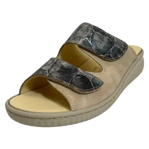 Belvida Portina Shoresh Taupe/Nuss Nubuck Sandal (Women's)