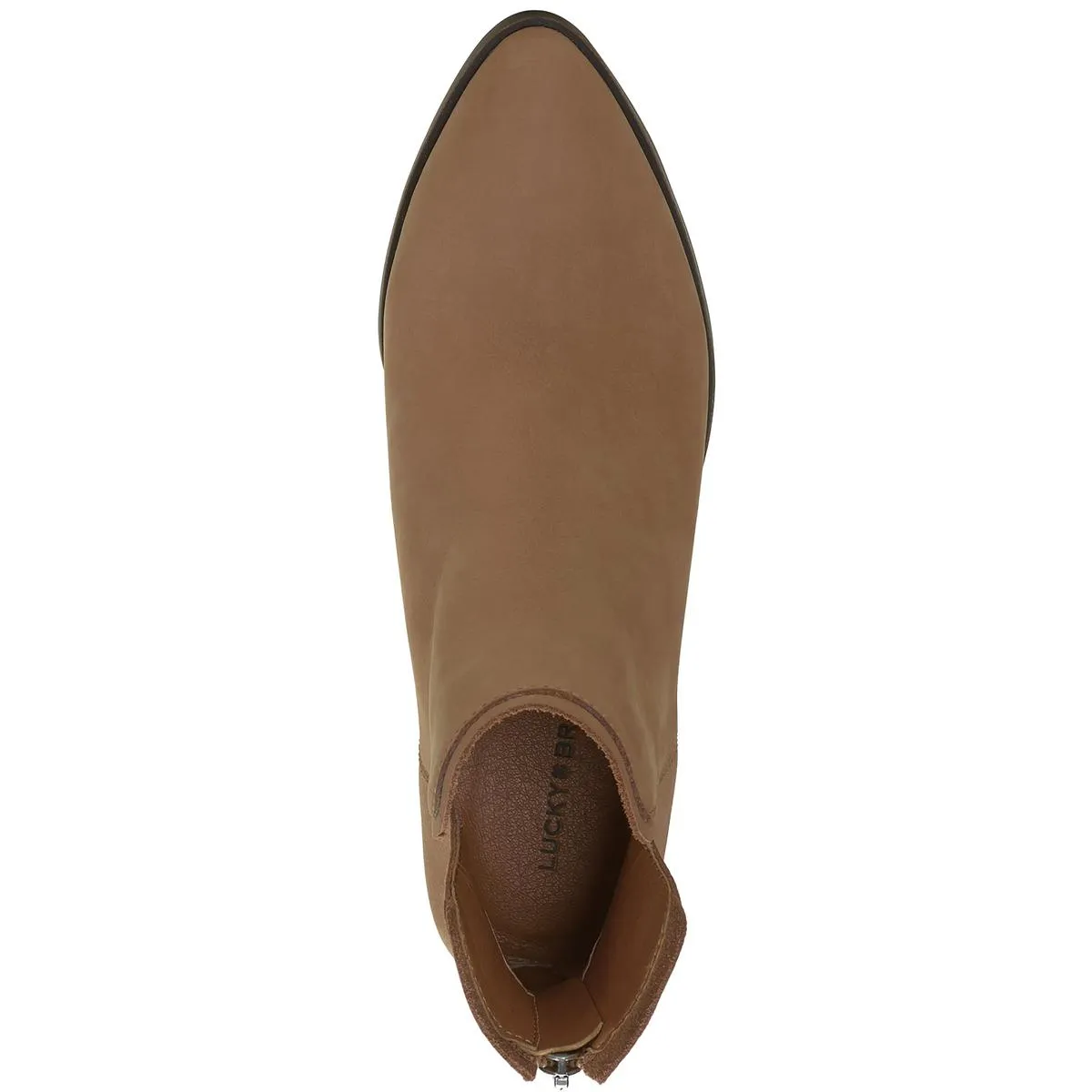 BEYLON Womens Leather Pointed Toe Chelsea Boots