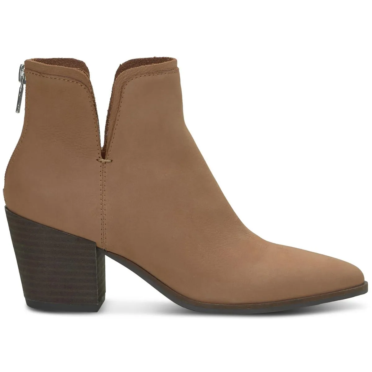 BEYLON Womens Leather Pointed Toe Chelsea Boots