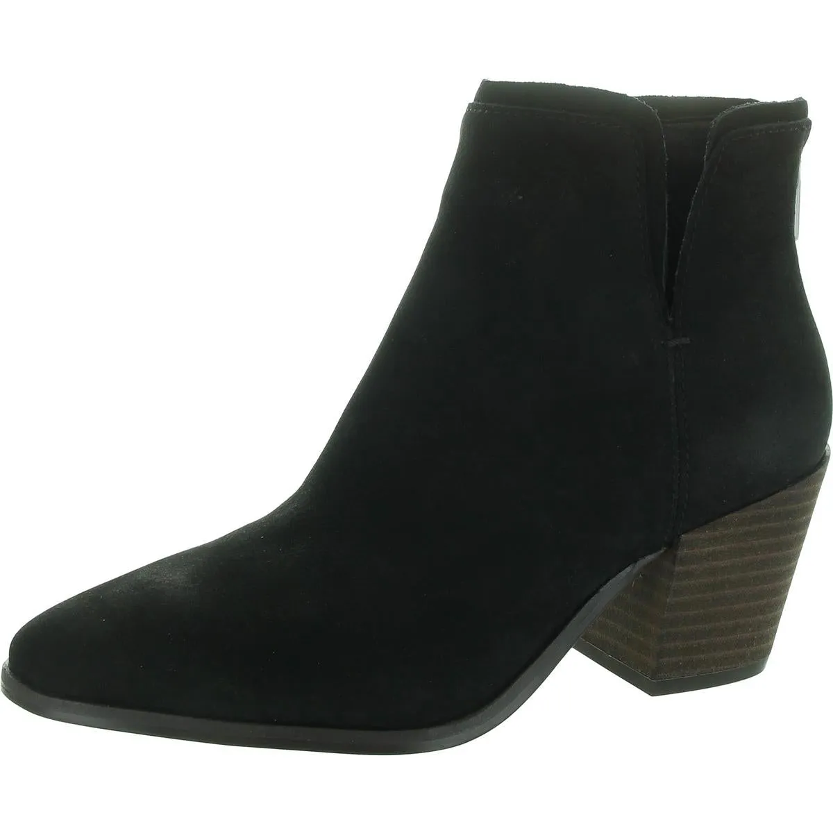 BEYLON Womens Leather Pointed Toe Chelsea Boots