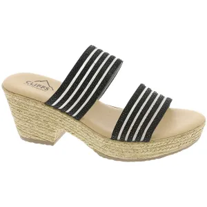 Bia Womens Textured Rhinestone Espadrilles