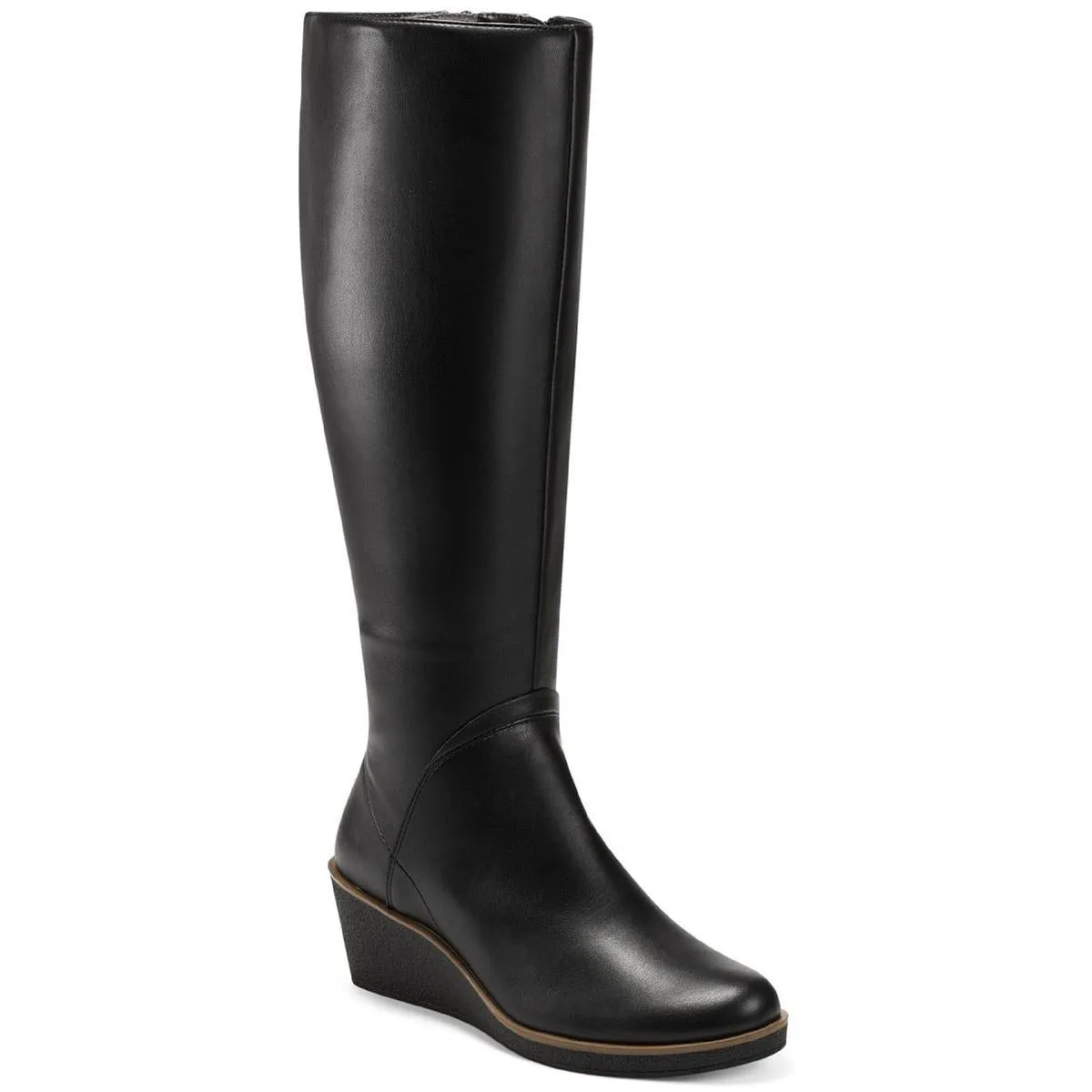 Binocular Womens Suede Cold-Weather Knee-High Boots