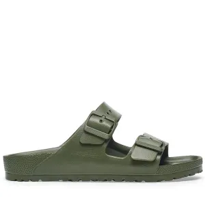 BIRKENSTOCK MEN ARIZONA ESSENTIALS KHAKI SANDALS