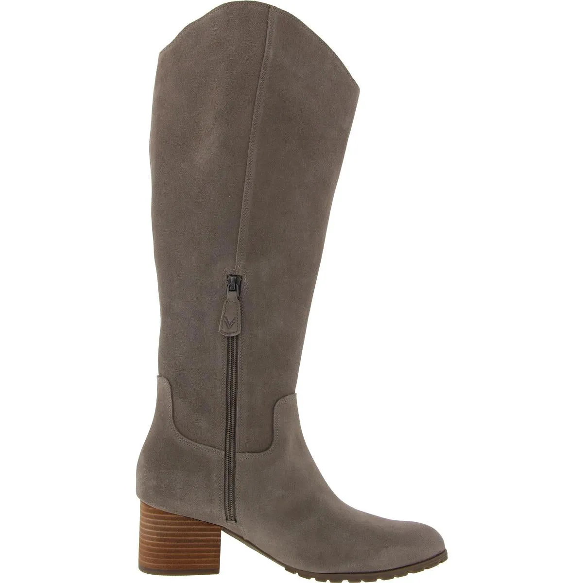 Bixby Womens Wide Calf Suede Knee-High Boots