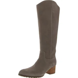Bixby Womens Wide Calf Suede Knee-High Boots