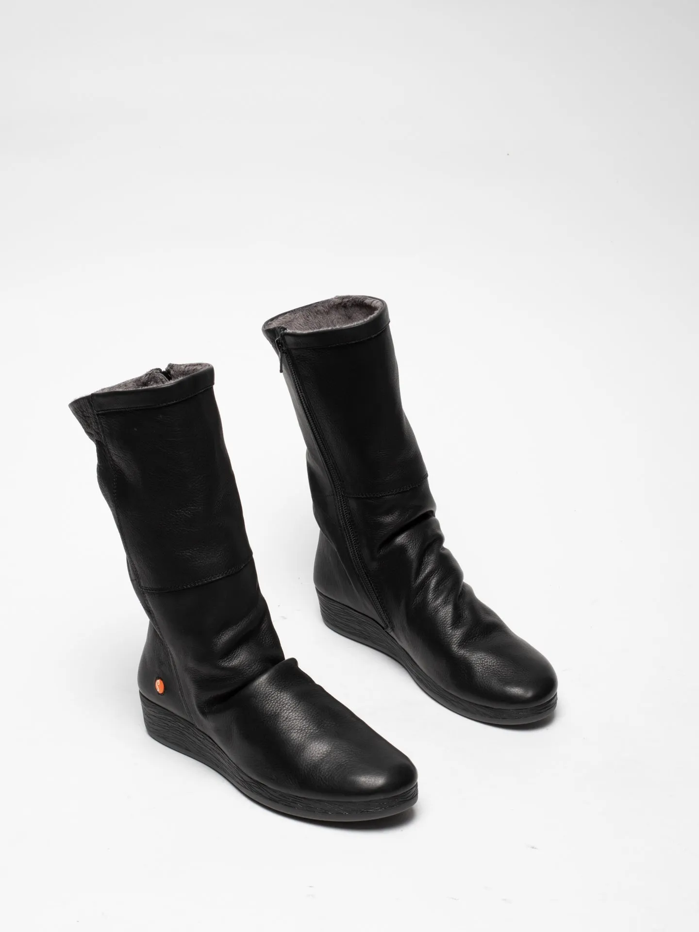 Black Zip Up Boots