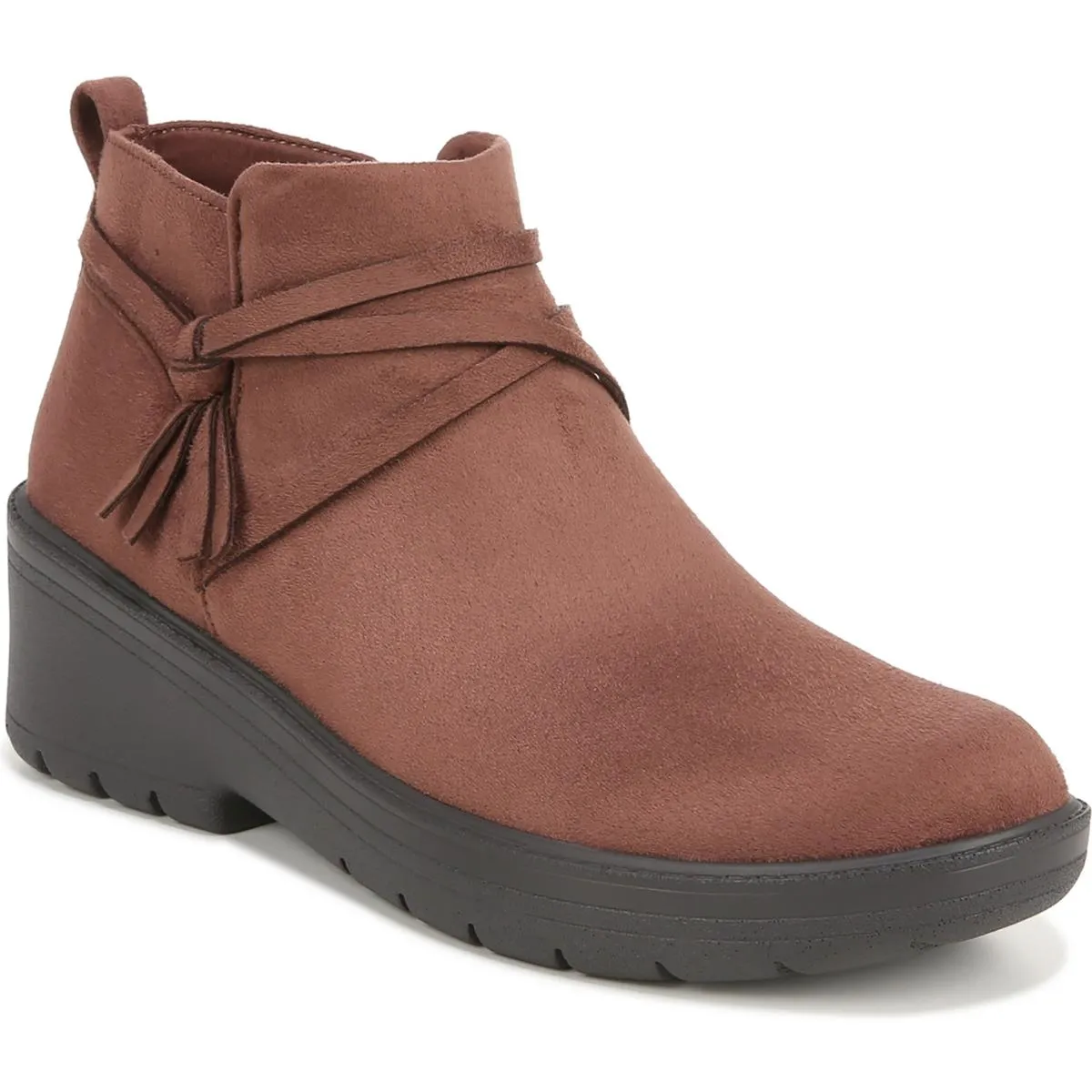 Blaine Womens Faux Suede Strappy Booties