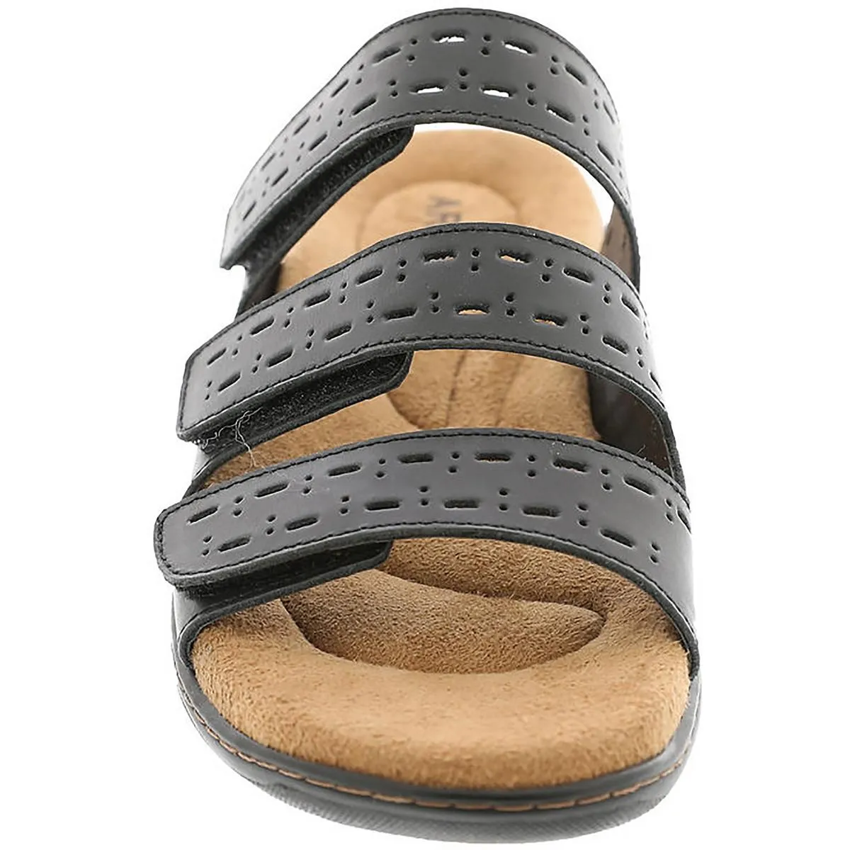 Boardwalk Womens Leather Slide Sandals