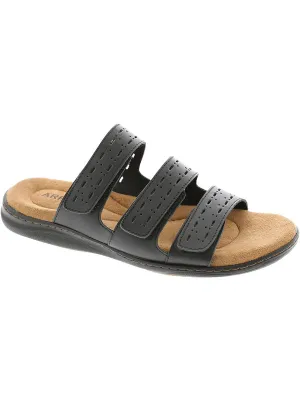 Boardwalk Womens Leather Slide Sandals