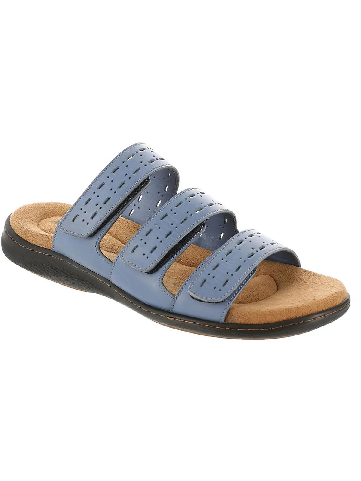 Boardwalk Womens Leather Slide Sandals