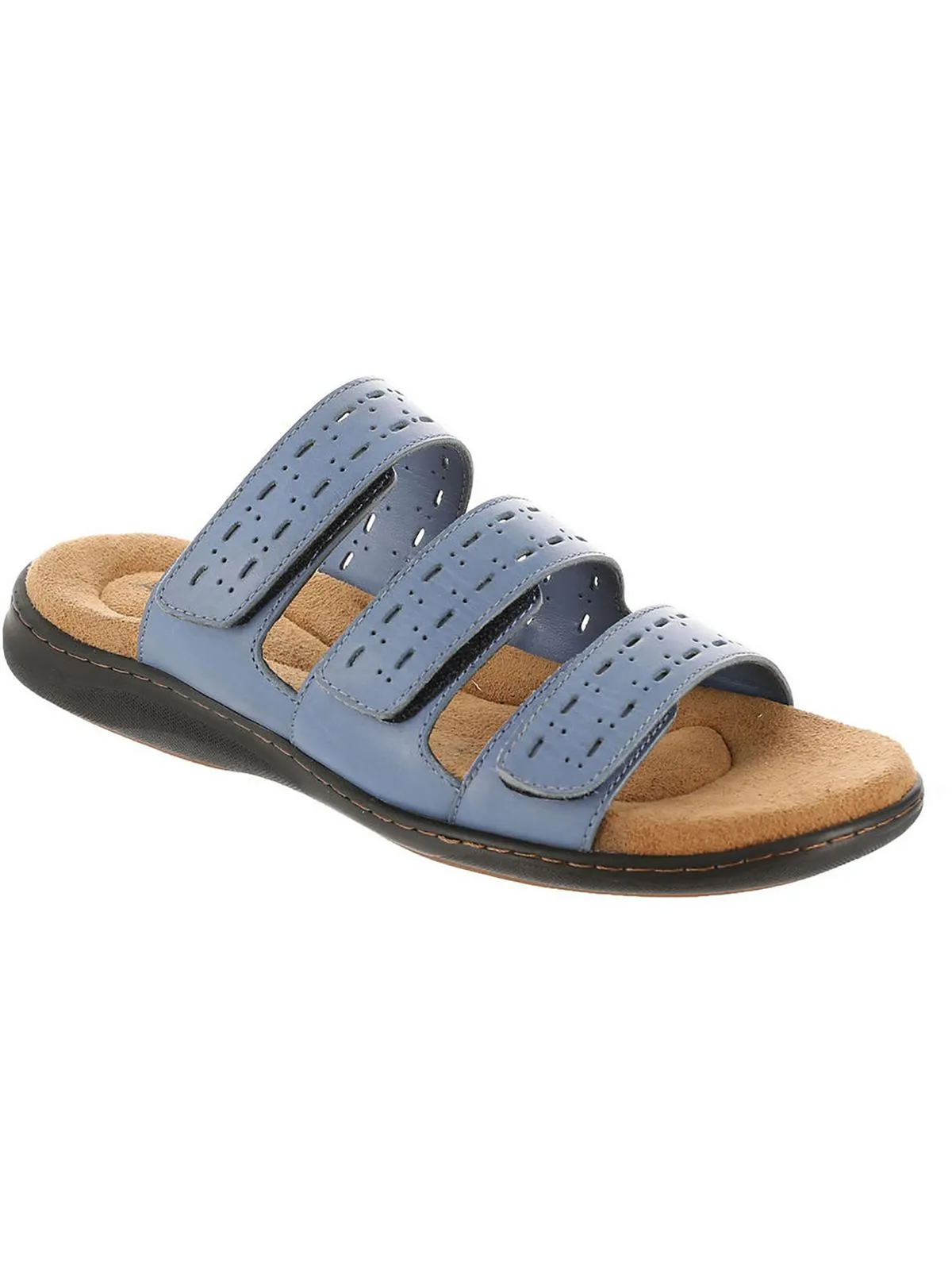 Boardwalk Womens Leather Slide Sandals