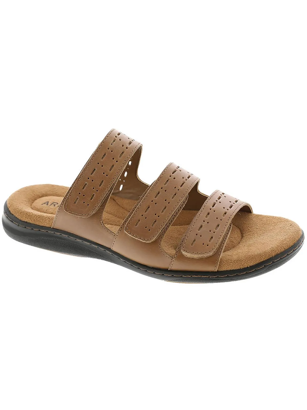 Boardwalk Womens Leather Slide Sandals