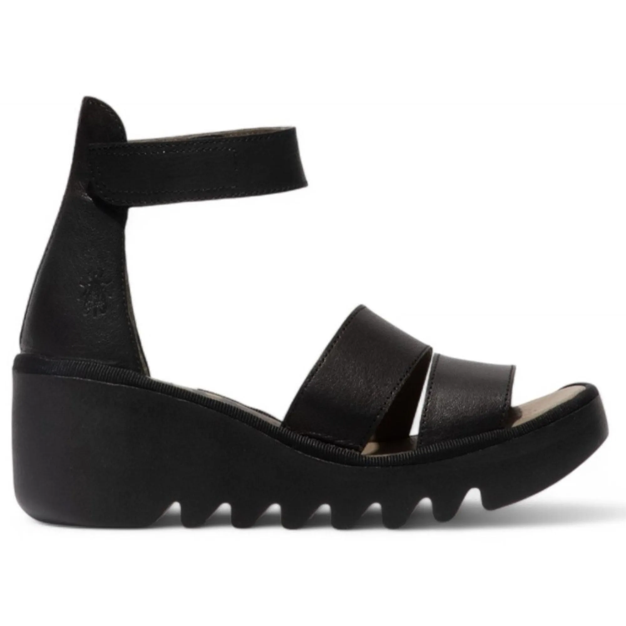 BONO290FLY - Women's Wedge Heel Open Toe Leather Sandals