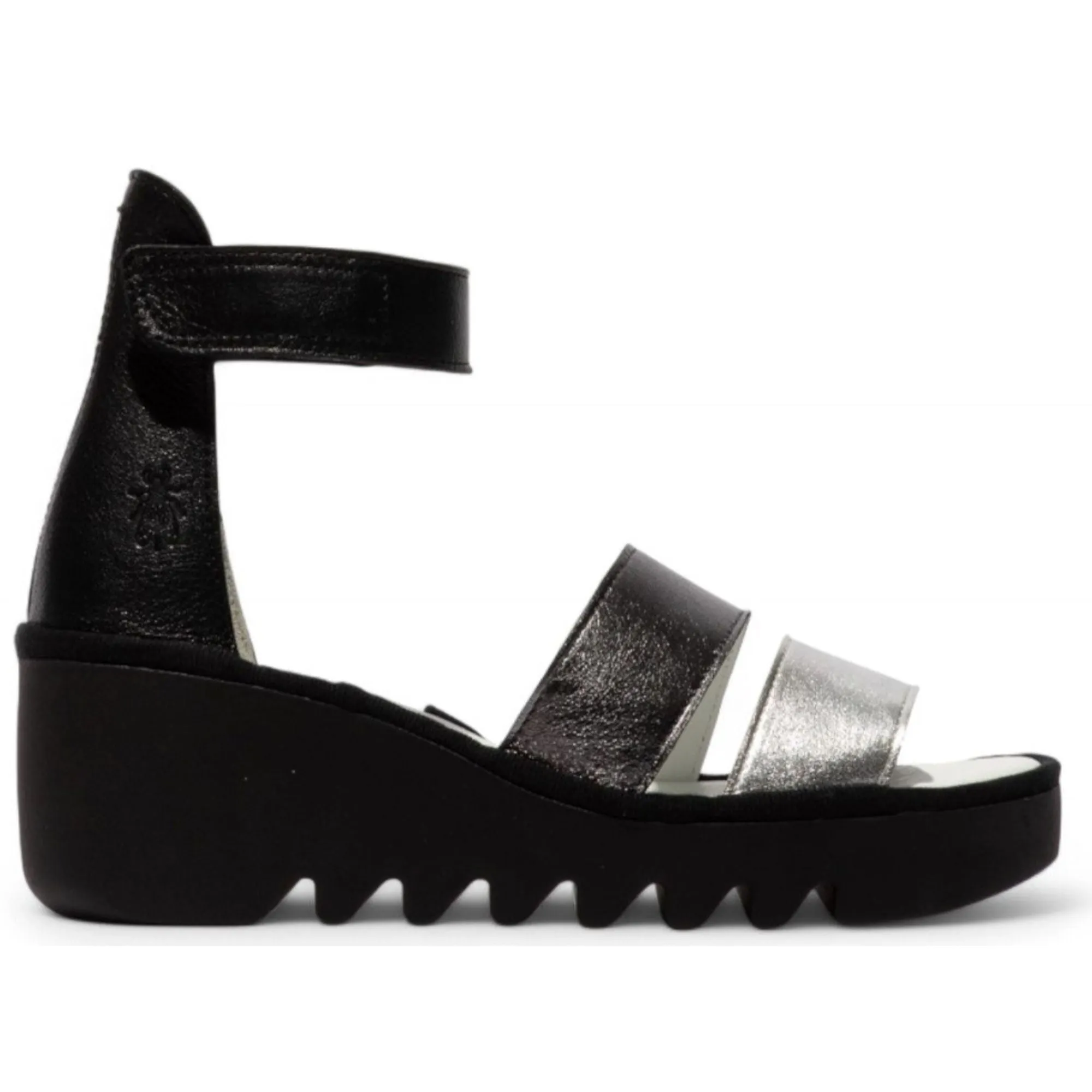 BONO290FLY - Women's Wedge Heel Open Toe Leather Sandals
