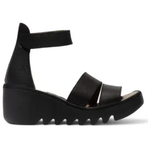 BONO290FLY - Women's Wedge Heel Open Toe Leather Sandals