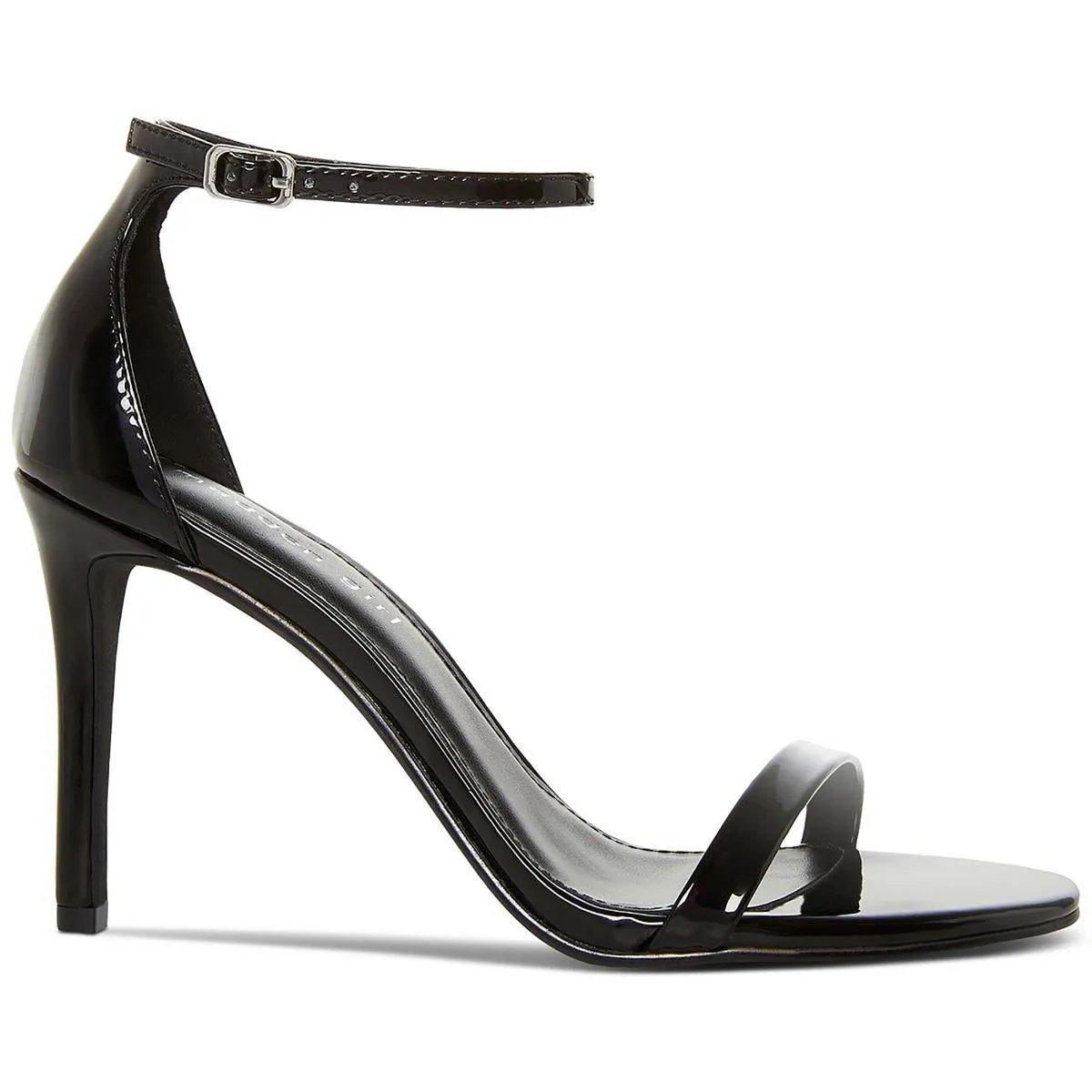Brazen Womens Metallic Round Toe Heels