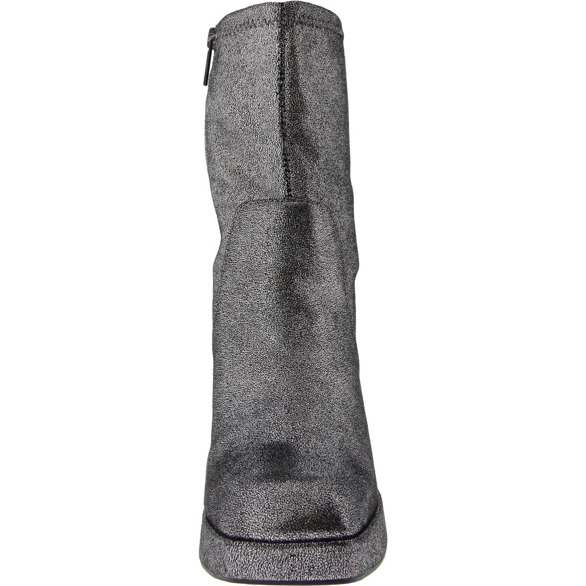 Bri Stretch Boot Womens Pull On Square Toe Mid-Calf Boots