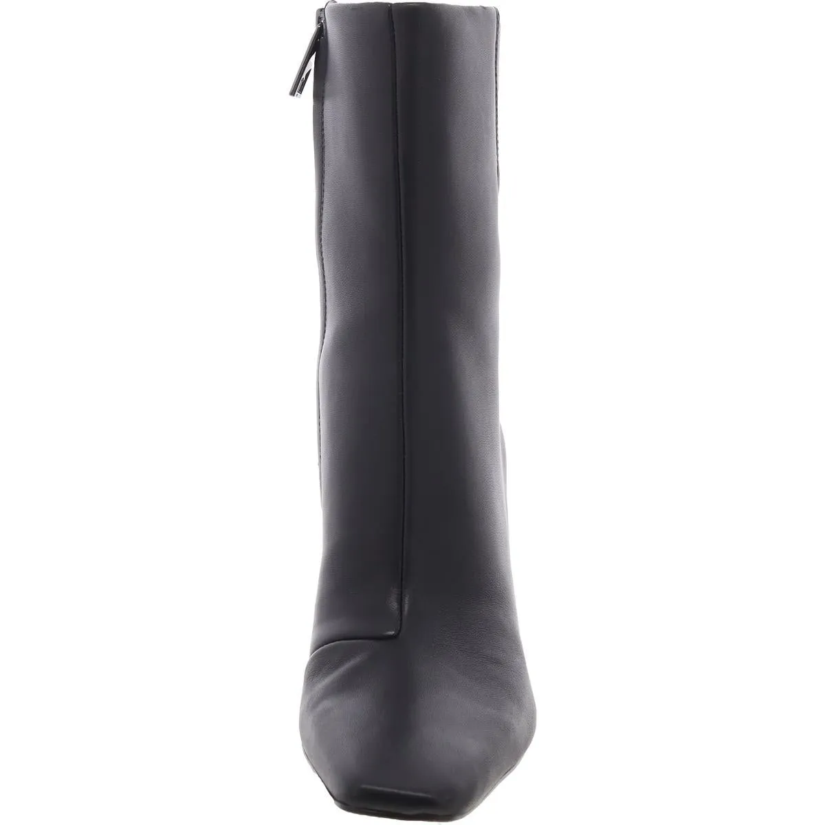 Briar Womens Leather Square Toe Mid-Calf Boots