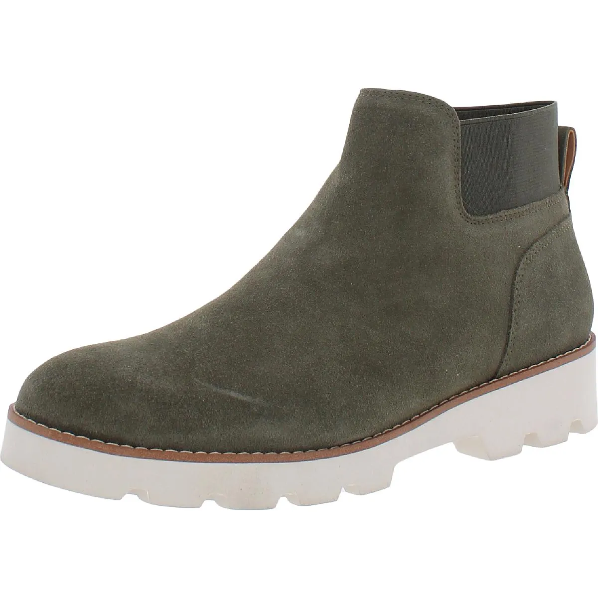 Brionie Womens Suede Chelsea Boots
