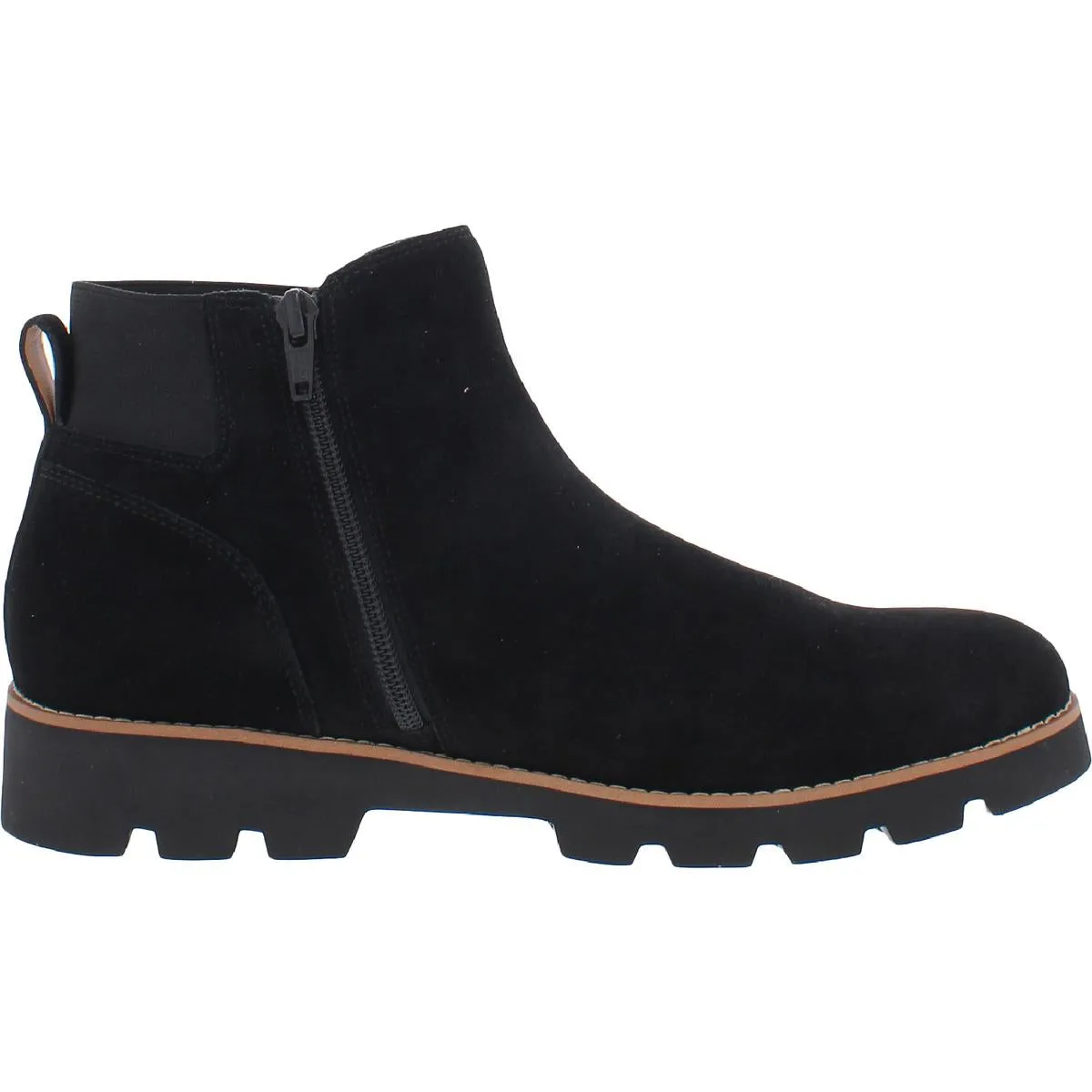 Brionie Womens Suede Chelsea Boots