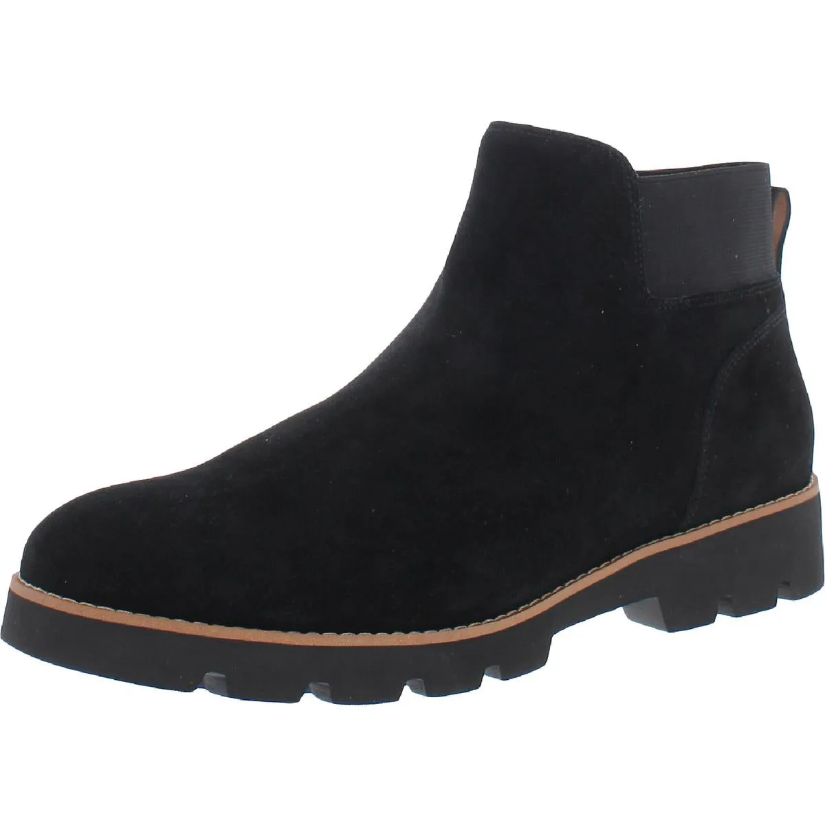 Brionie Womens Suede Chelsea Boots