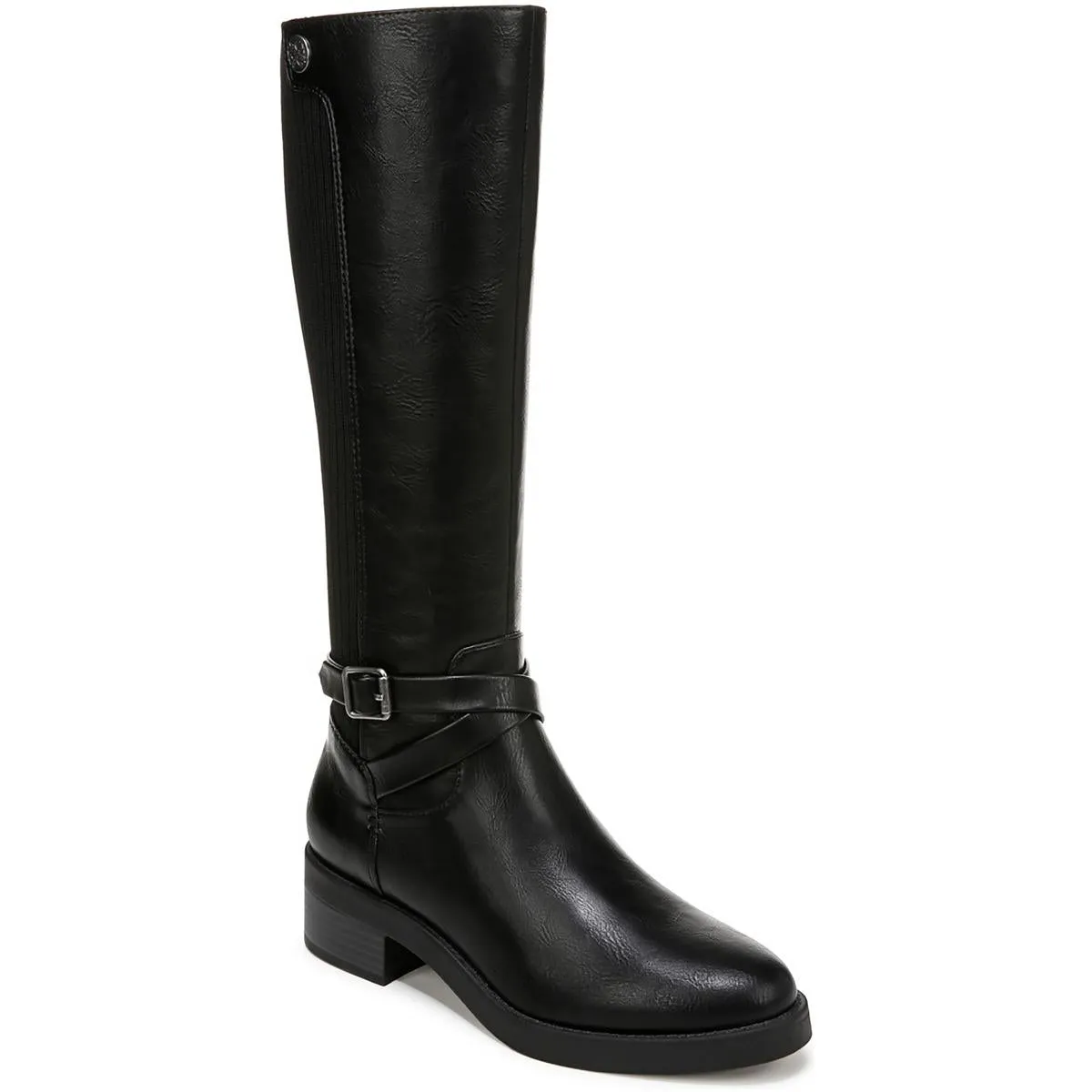 BRITTANY Womens Zipper Manmade Knee-High Boots