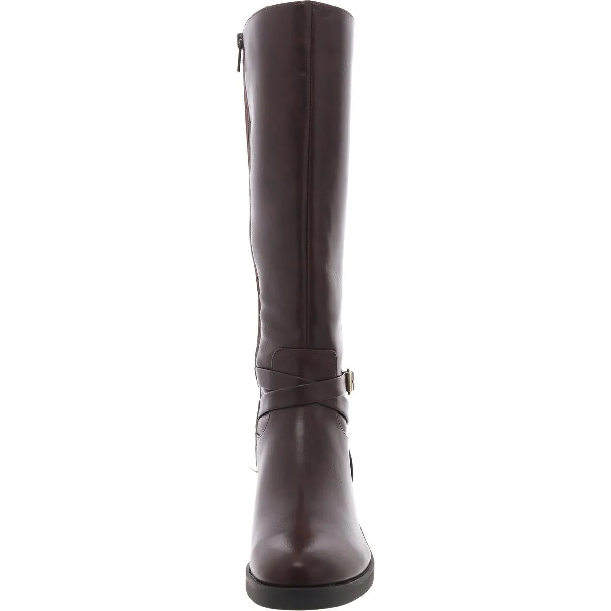 BRITTANY Womens Zipper Manmade Knee-High Boots