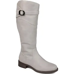 Brooklyn Womens Faux Leather Tall Knee-High Boots