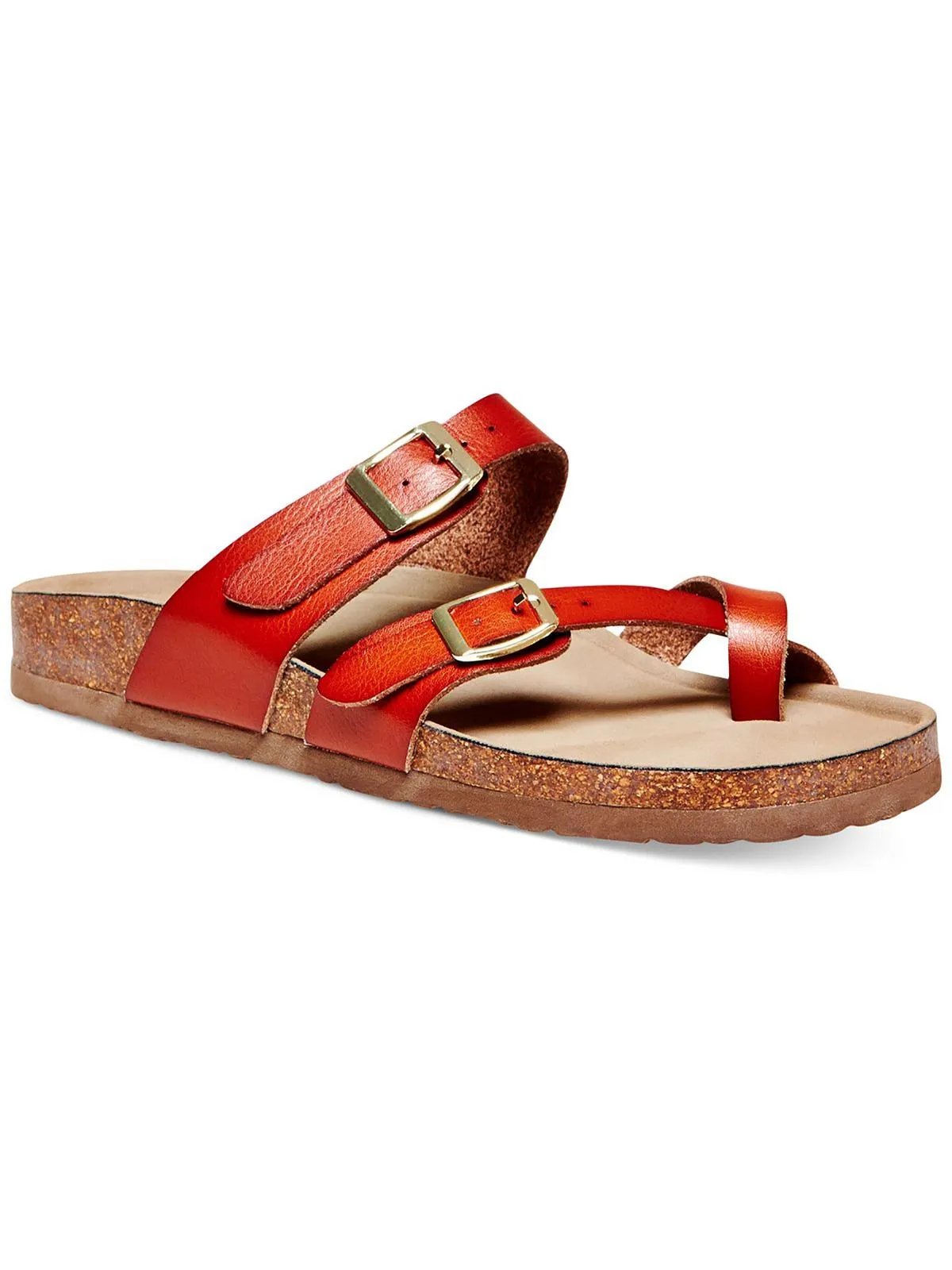 Bryceee Womens Camouflage Padded Insole Slide Sandals