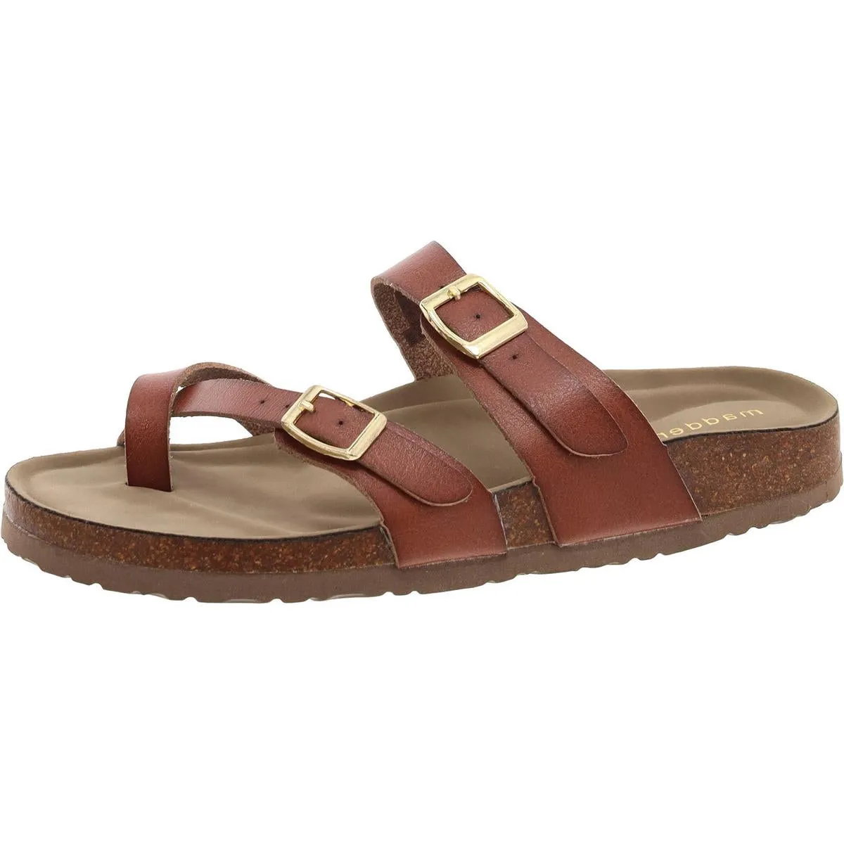 Bryceee Womens Camouflage Padded Insole Slide Sandals