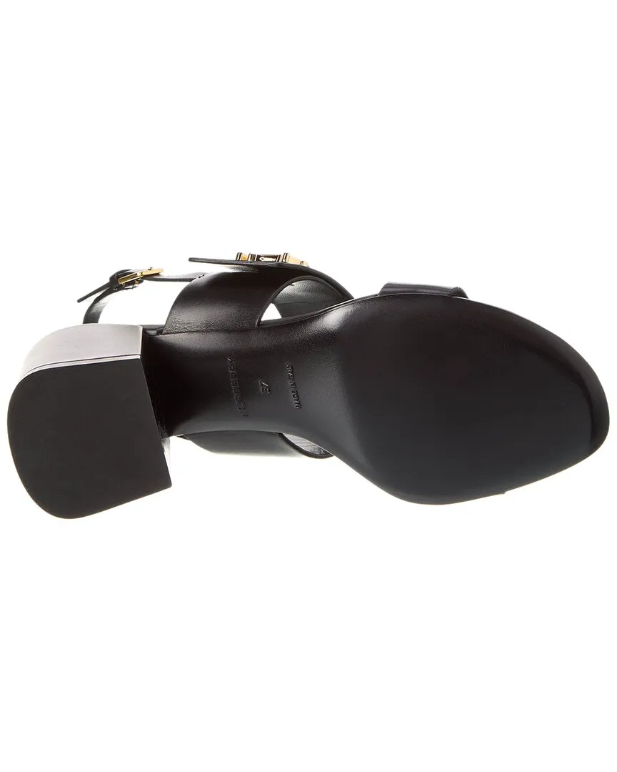 Burberry Motif Monogram Leather Sandal