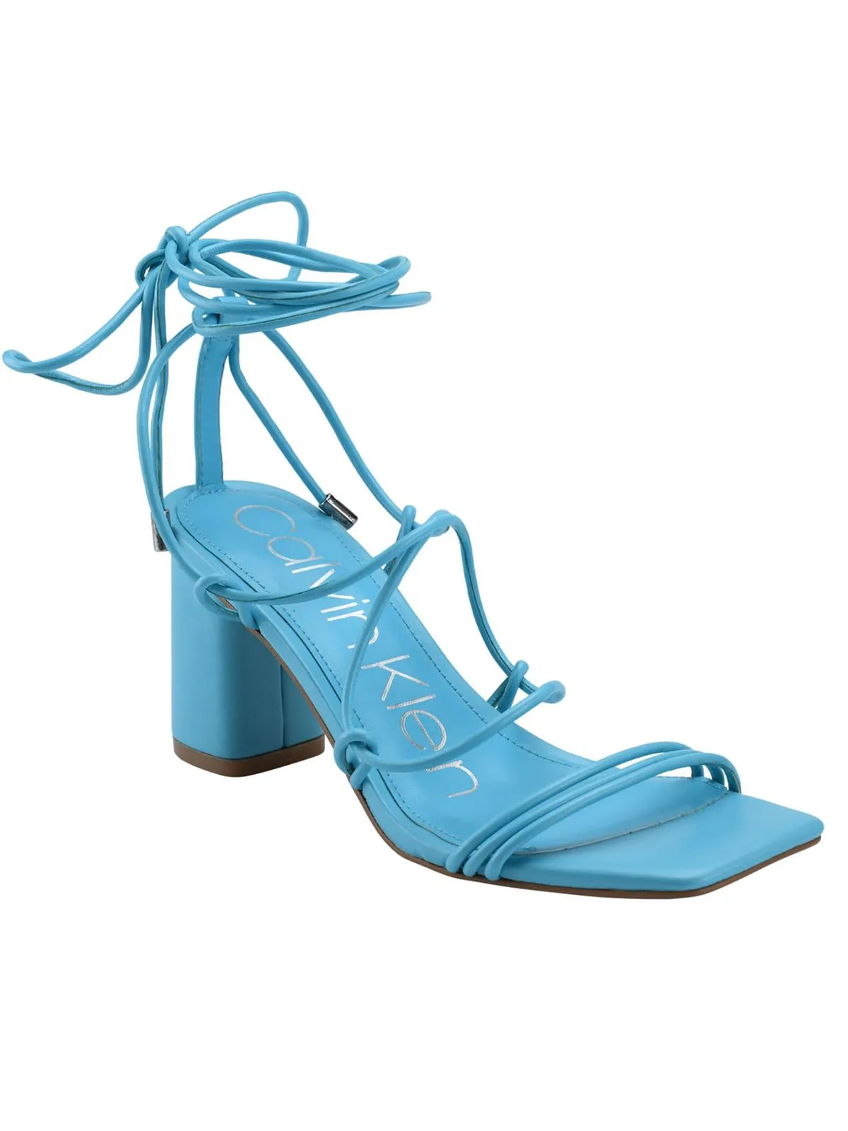 Calista Womens Lace-Up Strappy Heels