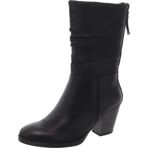 Camila Womens Slouchy Faux Suede Mid-Calf Boots