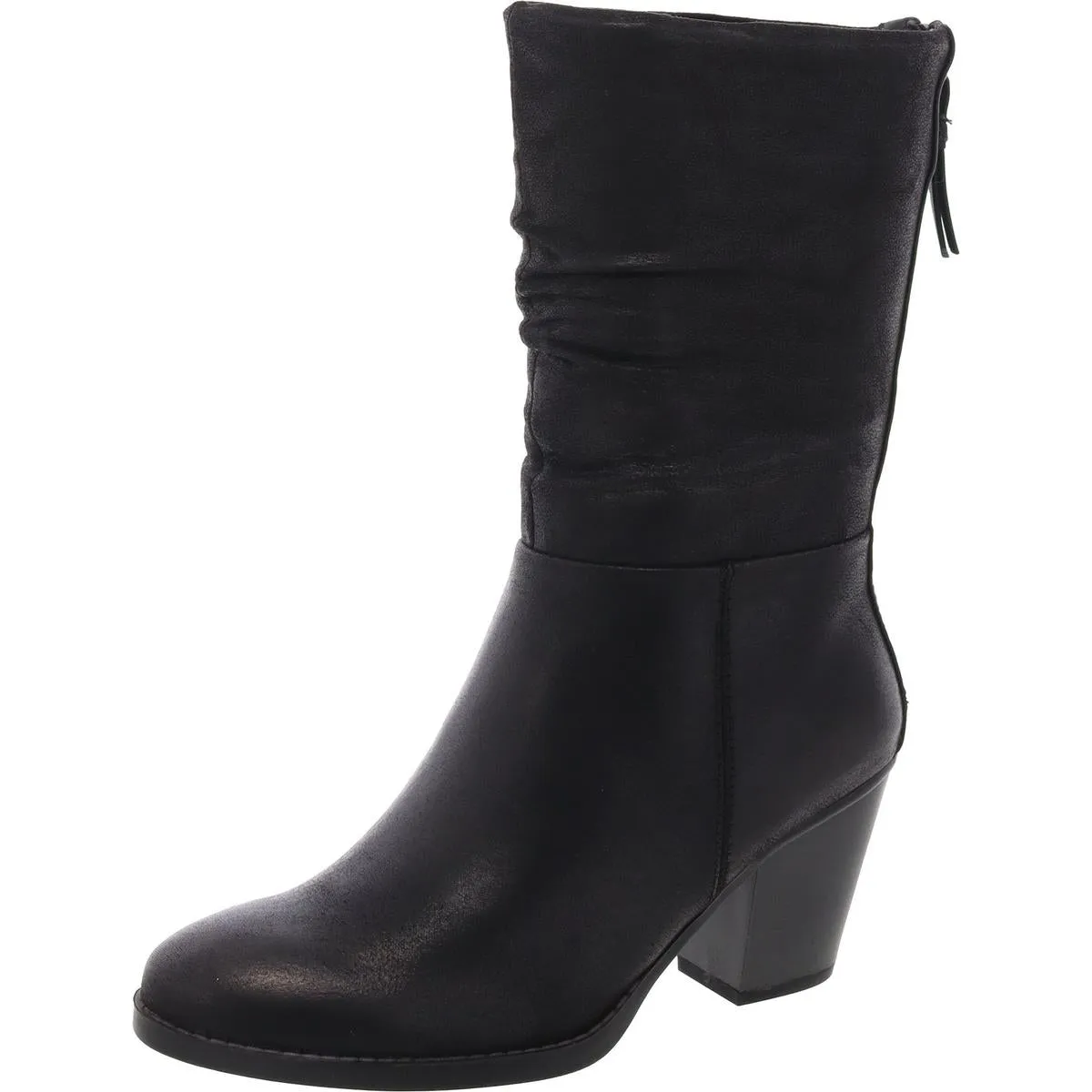 Camila Womens Slouchy Faux Suede Mid-Calf Boots