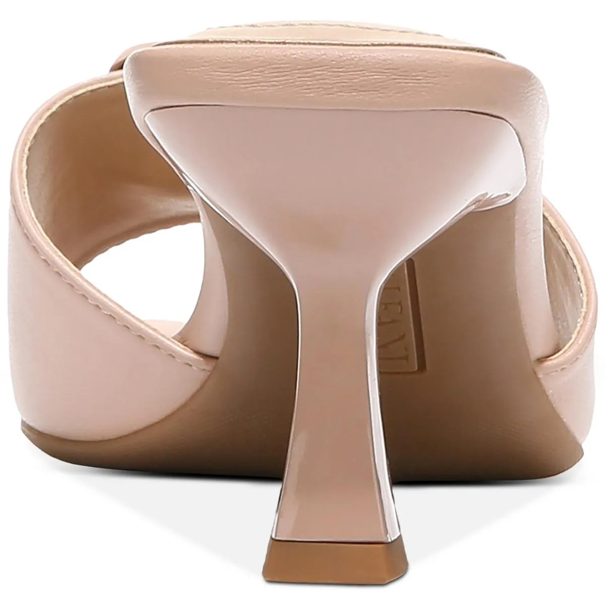 Capreece Womens Faux Leather Slide Heels
