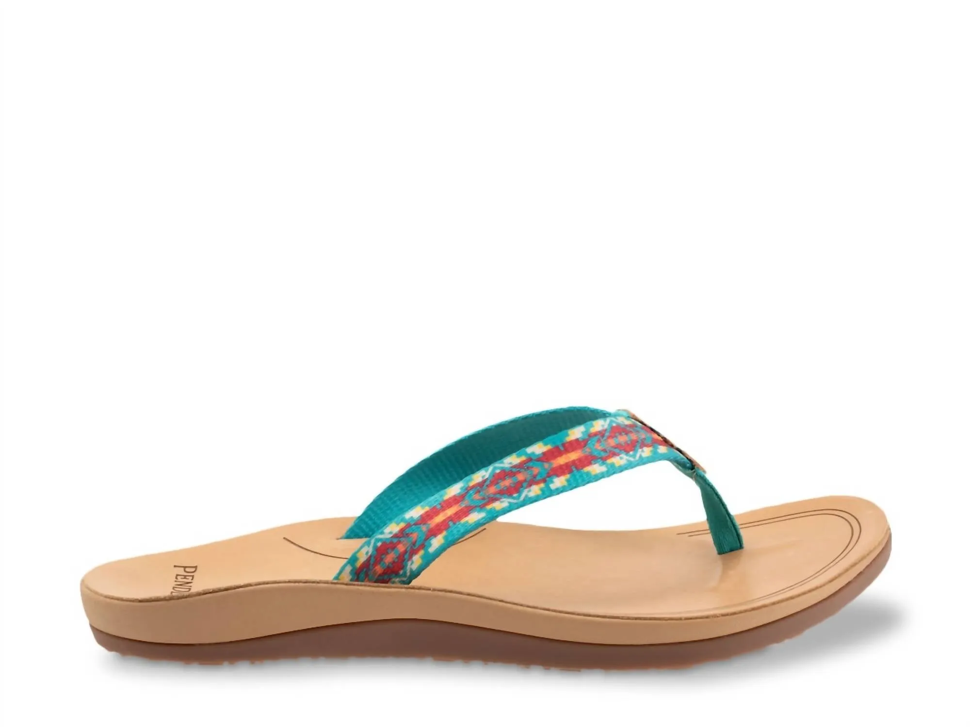 Carico Lake Flip Flop Sandal In Turquoise
