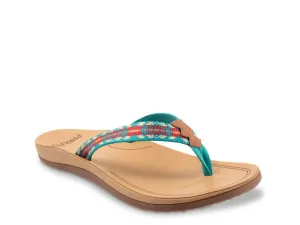 Carico Lake Flip Flop Sandal In Turquoise
