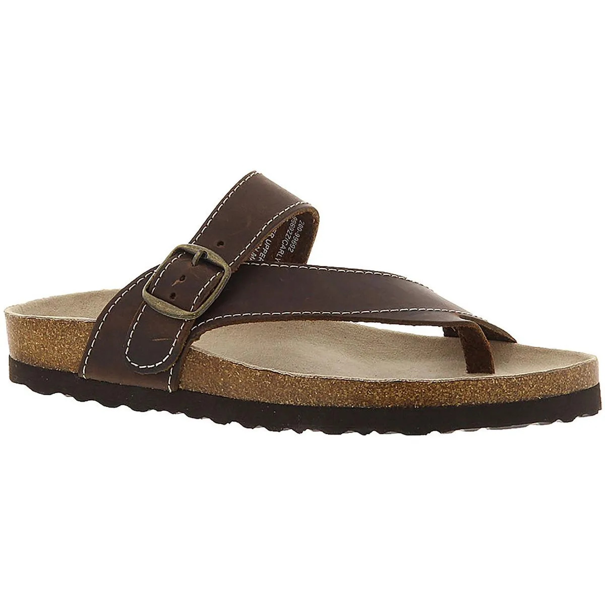 Carly Womens Leather Slip On Flats