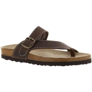 Carly Womens Leather Slip On Flats