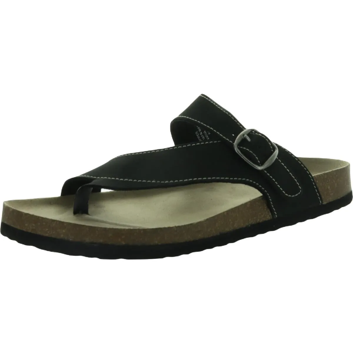 Carly Womens Leather Slip On Flats