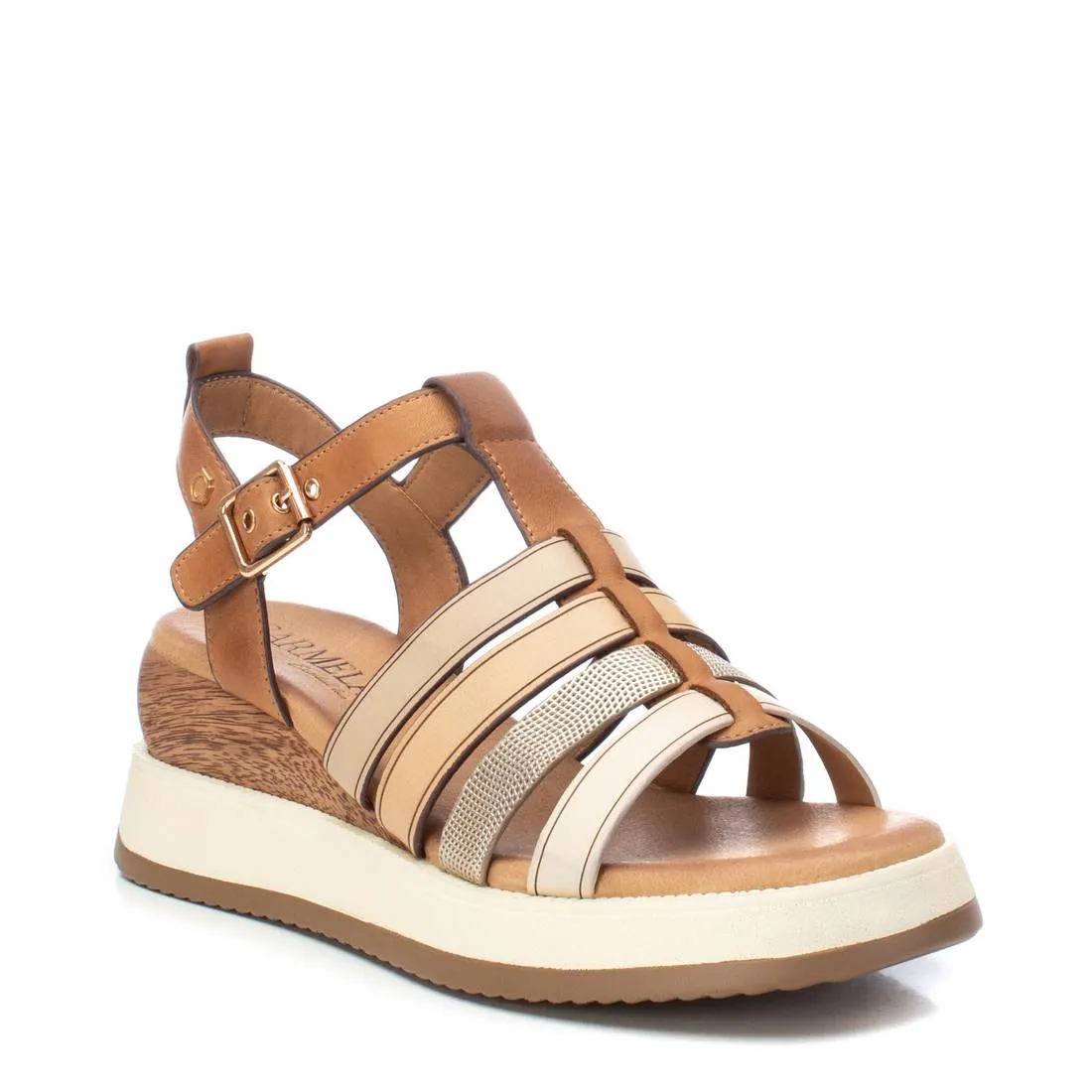 Carmela Leather Women's Casual Sandals by Xti
