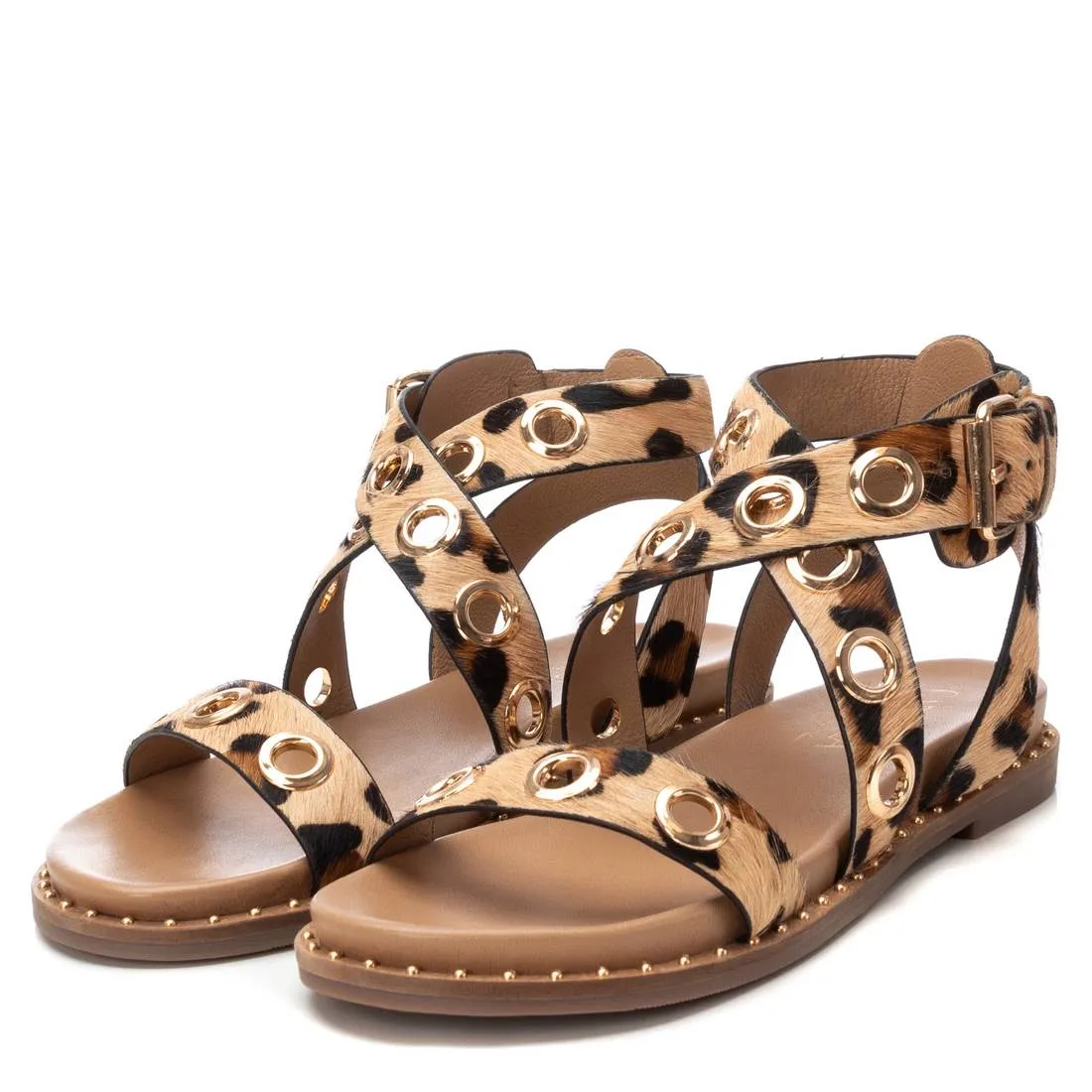 Carmela Leather Women's Fashion Sandals By XTI