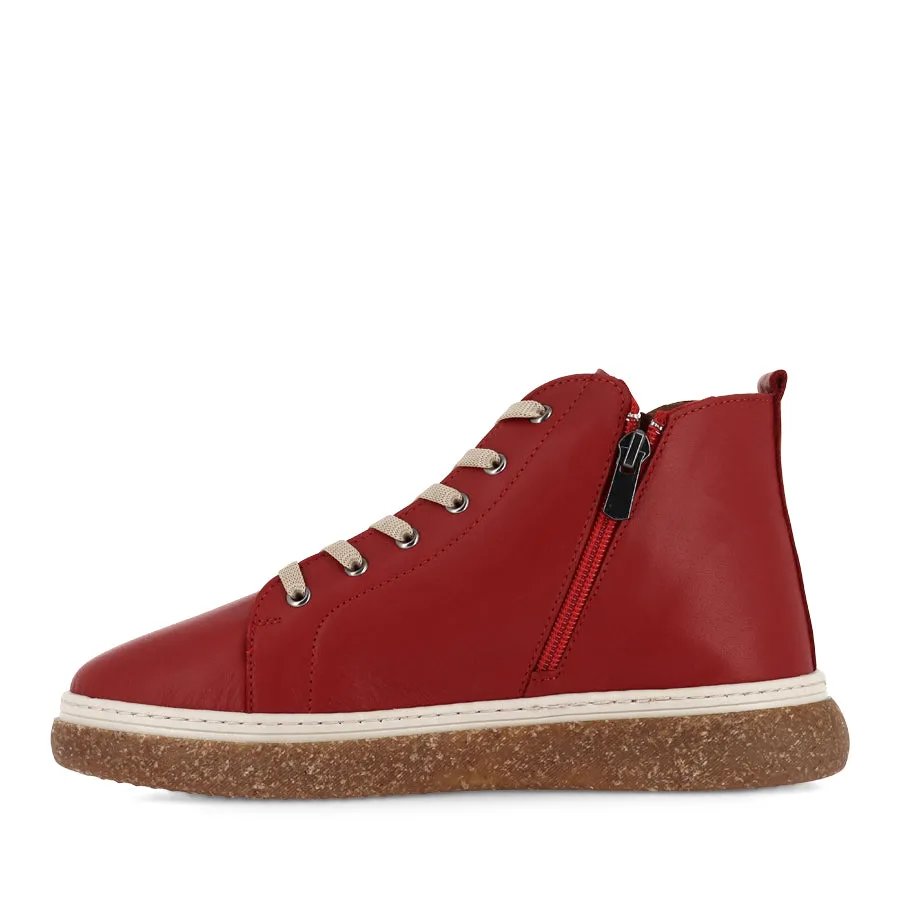 CARTER - RED LEATHER