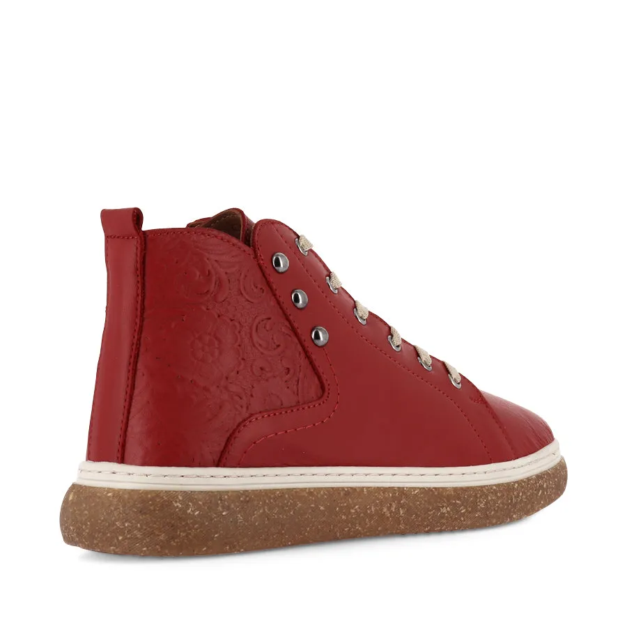 CARTER - RED LEATHER