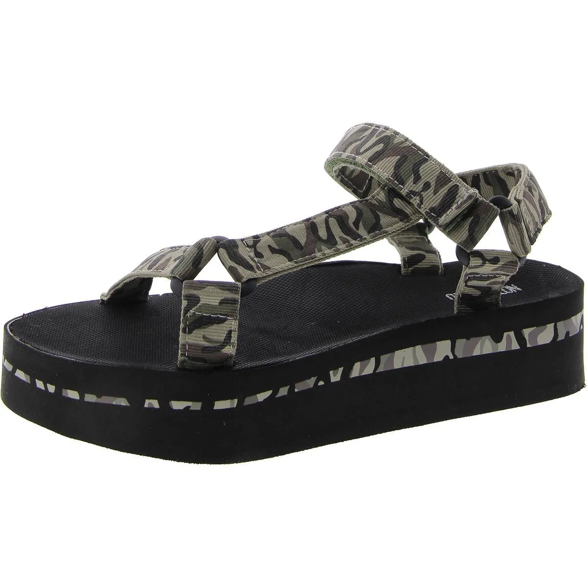 Cayucos Womens Ankle Strap Slip On Platform Sandals